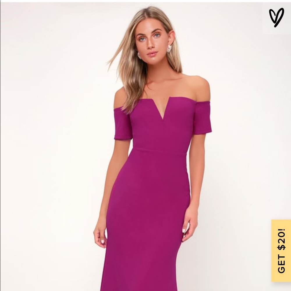 Lulus Fuchsia Gown